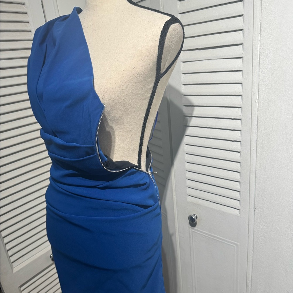 ASO SERENA VAN DER WOODSEN  BLUE DRESS Small - Picture 6 of 9